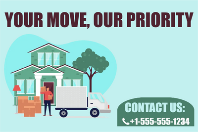 Custom Outdoor Yard Signs Multiple Sizes Your Move, Our Priority