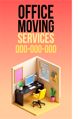 Custom Outdoor Yard Signs Multiple Sizes Office Moving Services