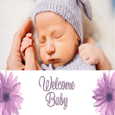 Custom Outdoor Yard Signs Multiple Sizes Welcome Baby