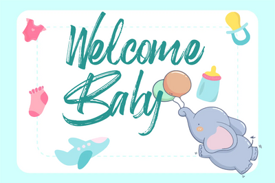 Custom Outdoor Yard Signs Multiple Sizes Welcome Home Baby