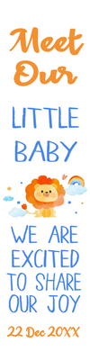 Custom Outdoor Yard Signs Multiple Sizes Meet Our Little Baby