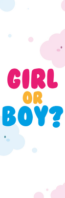 Custom Outdoor Yard Signs Multiple Sizes Gender Reveal