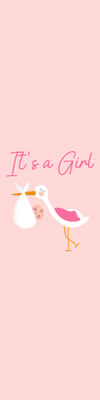 Custom Outdoor Yard Signs Multiple Sizes It's A Girl