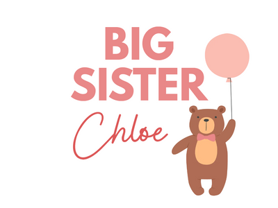 Custom Outdoor Yard Signs Multiple Sizes Big Sister