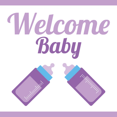 Custom Outdoor Yard Signs Multiple Sizes Welcome Baby Sign