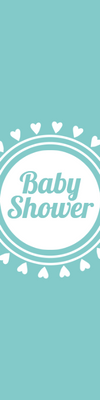 Custom Outdoor Yard Signs Multiple Sizes Baby Shower Hearts