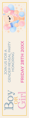 Custom Outdoor Yard Signs Multiple Sizes Boy or Girl