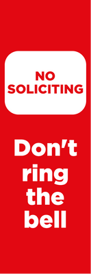 Custom Outdoor Yard Signs Multiple Sizes Dont Ring Bell