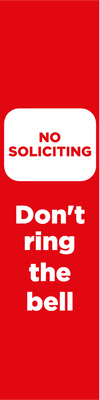 Custom Outdoor Yard Signs Multiple Sizes Dont Ring Bell
