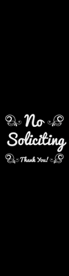 Custom Outdoor Yard Signs Multiple Sizes Quit Soliciting