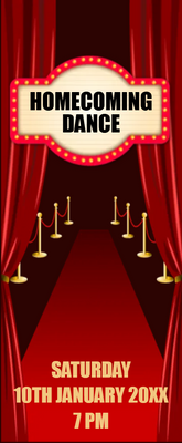 Custom Post Cards Multiple Sizes School Event