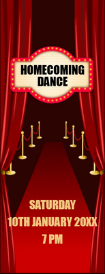 Custom Post Cards Multiple Sizes School Event