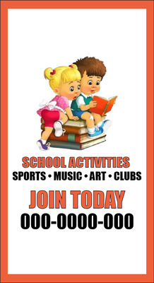 Custom Post Cards Multiple Sizes School Activities