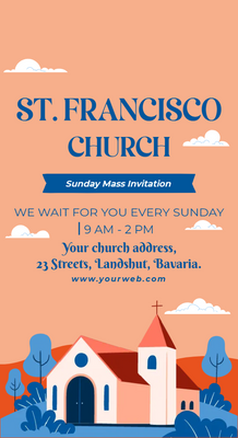 Custom Post Cards Multiple Sizes Sunday Service