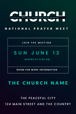 Custom Post Cards Multiple Sizes Church Events