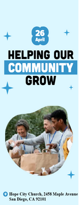 Custom Post Cards Multiple Sizes Community Outreach
