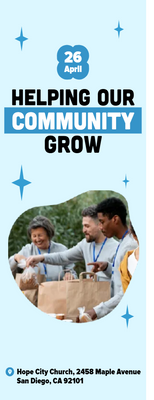 Custom Post Cards Multiple Sizes Community Outreach
