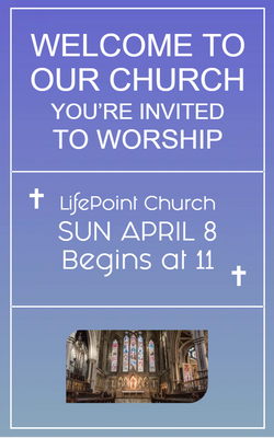 Custom Postcards Multiple Sizes Worship Invitation
