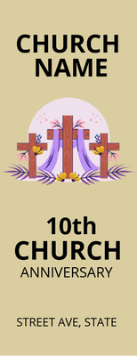 Custom Post Cards Multiple Sizes Church Anniversary