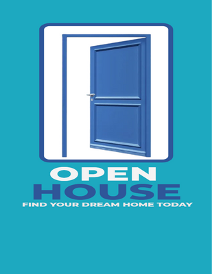 Custom Post Cards Multiple Sizes Open House