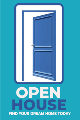 Custom Post Cards Multiple Sizes Open House
