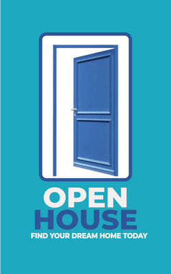 Custom Post Cards Multiple Sizes Open House