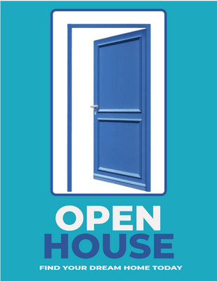 Custom Postcards Multiple Sizes Open House