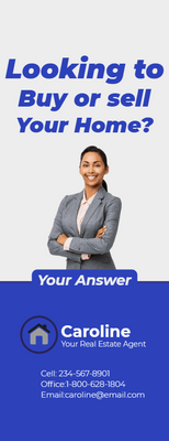 Custom Post Cards Multiple Sizes Realtor Introduction