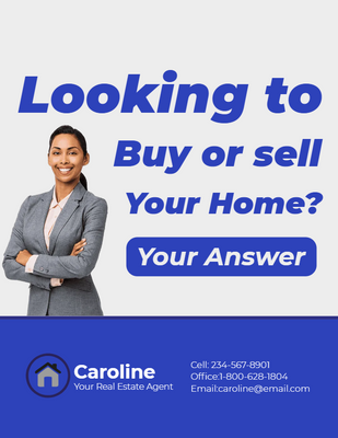 Custom Post Cards Multiple Sizes Realtor Introduction