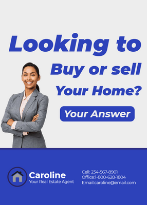 Custom Post Cards Multiple Sizes Realtor Introduction