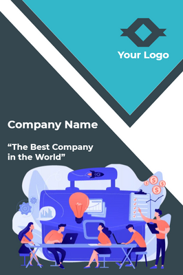 Custom Post Cards Multiple Sizes Company Introduction
