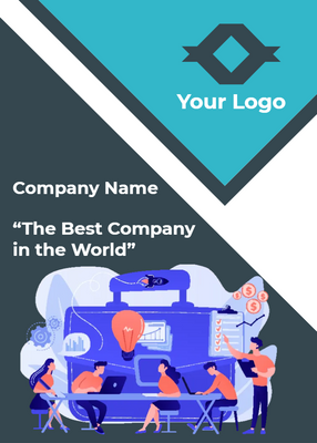 Custom Post Cards Multiple Sizes Company Introduction