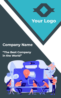 Custom Post Cards Multiple Sizes Company Introduction
