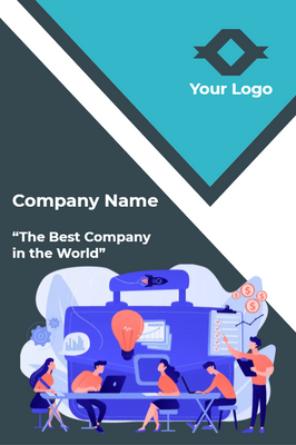 Custom Post Cards Multiple Sizes Company Introduction