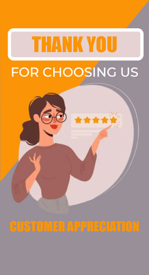 Custom Post Cards Multiple Sizes Customer Appreciation