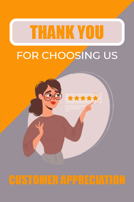 Custom Post Cards Multiple Sizes Customer Appreciation