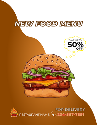 Custom Post Cards Multiple Sizes New Menu