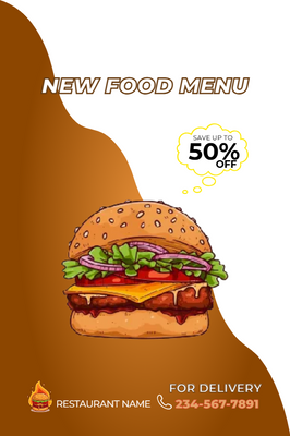 Custom Post Cards Multiple Sizes New Menu