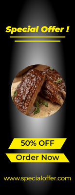 Custom Postcards Multiple Sizes Restaurant Special