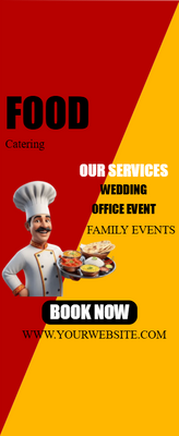 Custom Post Cards Multiple Sizes Catering Services