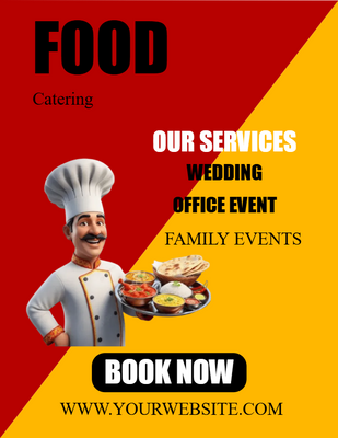 Custom Post Cards Multiple Sizes Catering Services