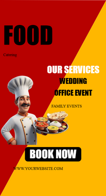 Custom Post Cards Multiple Sizes Catering Services