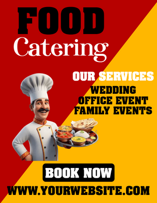 Custom Postcards Multiple Sizes Catering Services