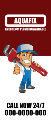 Custom Post Cards Multiple Sizes Plumbing Maintenance