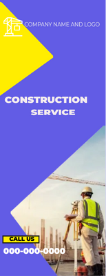 Custom Post Cards Multiple Sizes Construction Services