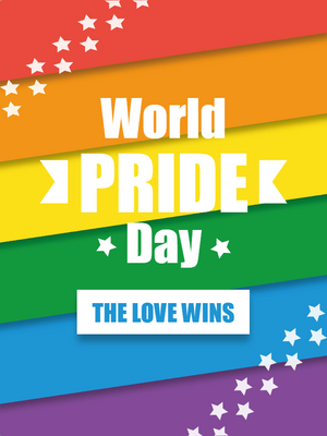 Custom Outdoor Yard Signs Multiple Sizes World Pride Day