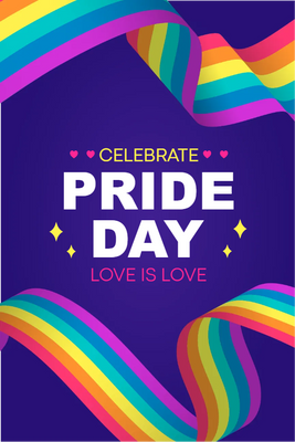 Custom Outdoor Yard Signs Multiple Sizes Celebrate Pride Day