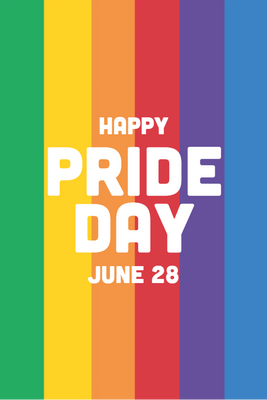 Custom Outdoor Yard Signs Multiple Sizes Happy Pride Day