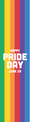 Custom Outdoor Yard Signs Multiple Sizes Happy Pride Day