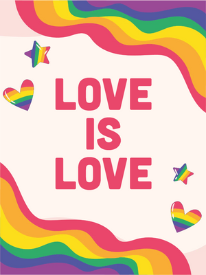 Custom Outdoor Yard Signs Multiple Sizes Pride Is Love